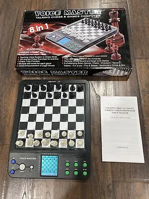 Voice Master Talking Chess/Games Playing/Training Computer Checkers Reversi • $34.99