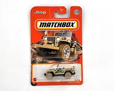 Matchbox 1948 Willys Jeep 50/100 SHIPPED IN A BOX • $11.99