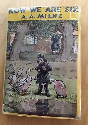 $20 • Buy Now We Are Six.  A.A. Milne. 1950 Hardcover Edition In Dust Jacket.