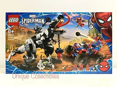 LEGO 76151 Marvel Spider-Man Venomosaurus Ambush Avengers Super Heroes Brand New • $239.95