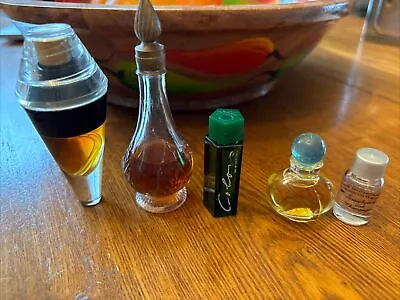 Vintage Miniature Mini Perfume Bottles Lot Of 5 Various Brands • $19.99