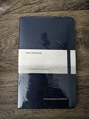 Moleskine Lined Notebook Dark Blue Navy Regular Size • $7.99