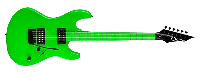 Dean CZONE NG Series Nuclear Green 80s Style Double Cutaway Electric Guitar	 • $259