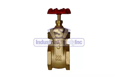 Gate Valve | Full Port | 3  NPT Threads | Brass | Industrial Supply • $123.75