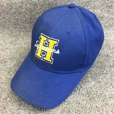 Spartans Hat Cap Strap Back Mens Adjustable Logo Blue H • $4.97