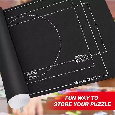 £5.81 • Buy Jigsaw Puzzle Storage Mat Roll Up Puzzle Felt Storage 1500/2000PCS Pad  *1