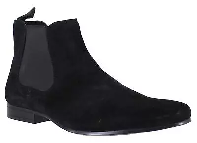 Mens Thomas Crick Stanway Classic Leather Dealer Chelsea Ankle Boots Sizes 7-12 • £26.99