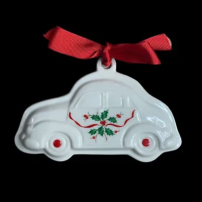 Vintage Lenox Christmas Volkswagen Bug Car 5”Cookie Cutter Mold Press Ornament • $10.95