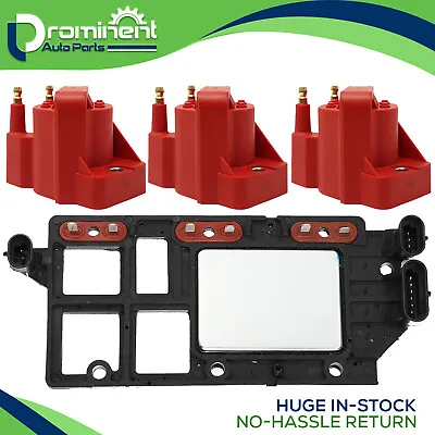 3x Racing Ignition Coil & Control Module Set For Chevy Pontiac Buick Olds Isuzu • $69.33