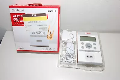 Eton American Red Cross ZoneGuard AM/FM/NOAA Radio Alarm Clock Weather Alerts • $26.24