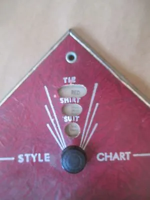 MODERN 6 Mechanical Dial Operated - TIE DISPLAY -  HANGER Advertising DECO STYLE • $40