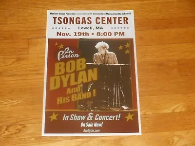 $39.99 • Buy BOB DYLAN Tsongas Center CONCERT POSTER Nov 19, 2019 LOWELL MA