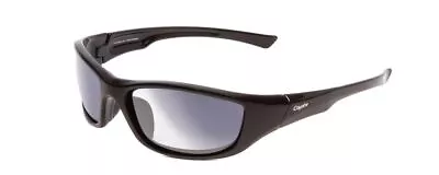 $29.16 • Buy Coyote P-19 Unisex Wide Wrap Designer Polarized Sunglasses In Black & Grey 60mm