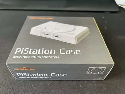 PiStation Case Housing With Reset Button For Raspberry Pi 4 (Mini PlayStation 1) • £25