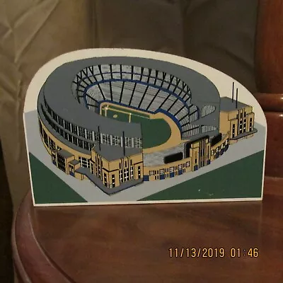 CLEVELAND MUNICIPAL STADIUM  Wood Miniature • $5.95