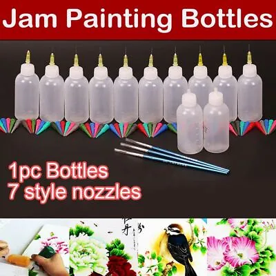 £2.94 • Buy Jam Pot Nozzles Pastry Drinkware Drawing Tools Kitchen  Tools Squeeze Bottles