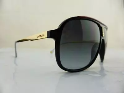 $129 • Buy Carrera Sunglasses 1007/S 807 Black Gold - Grey Gradient Lens W/ Hardcase