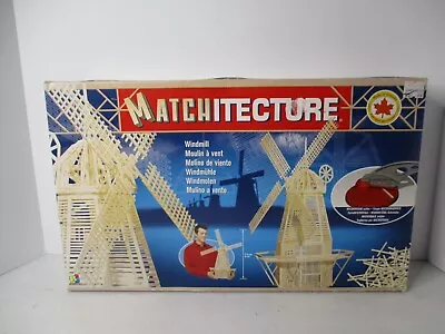 Matchitecture #6621 - Windmill Matchstick Model Wooden Kit - 27  High • $49.99