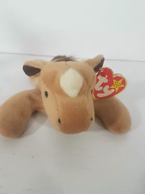 Derby Horse Star 5th Generation 1995 Retired Ty Beanie Baby Collectible Gifts • $5.72