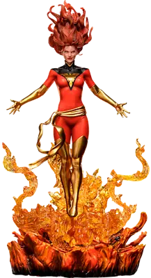 Marvel Comics Dark Phoenix Iron Studios 1:10 Scale Statue OE • $260.31