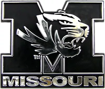 University Of Missouri Tigers Silver Chrome Color Auto Emblem Molded Raised... • $12.79