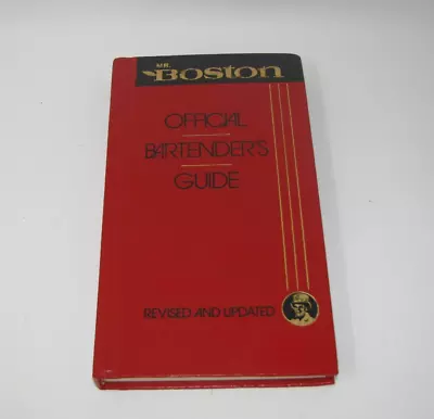 Book Hardcover Mr. Boston Official Bartender's Guide Revised & Updated • $8.03