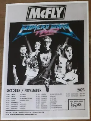 McFly - Live Band Music Show Nov 2023 Promotional Tour Concert Gig Poster • £9.99