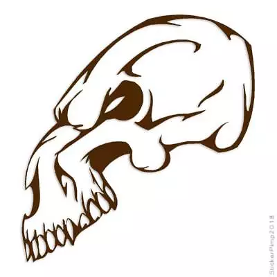 Devil Skull Monster Vinyl Decal Sticker Multiple Colors & Sizes #1066 • $4.95