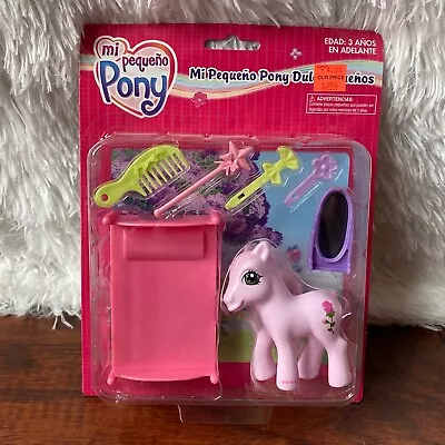 MEXICAN G3 My Little Pony  Desert Rose + Bed MIB Mi Pequeño Dulces Suenos Mexico • $150