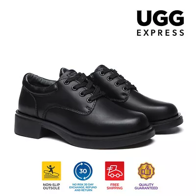 AUSTRALIAN SHEPHERD® UGG Kids Senior School Shoes Leather Nonslip Rubber Sole • $70