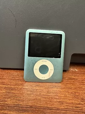 Apple IPod Nano 3rd Generation MB249LL/A 8 GB - Blue No Power Cord • $19.99