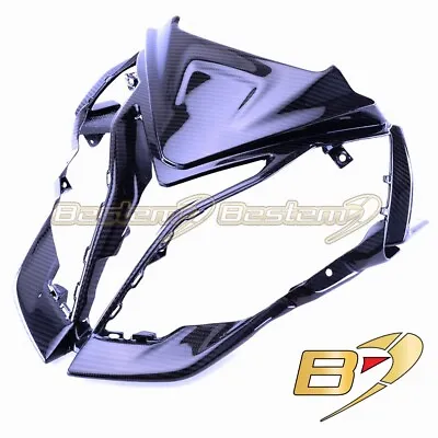 2015-2018 BMW S1000XR 100% Carbon Fiber Head Cowl Nose Fairing Headlight Cover • $359.87