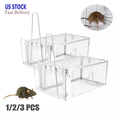 3PCS Live Humane Cage Trap For Squirrel Chipmunk Rat Mice Rodent Animal Catcher • $12.34