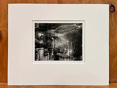 Morley Baer Photograph Signed -   Tarn Tioga Pass  1977 Original Print • $850