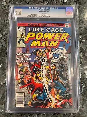 CGC 9.6 NM Marvel Comics 1/77 Power Man #39 - Mayhem At Milehigh Keep! • $75