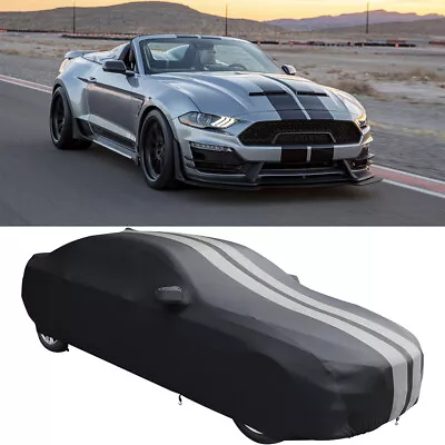 For Ford Mustang Shelby GT350 GT500 Indoor Car Cover Dustproof Satin Stretch • $149.83