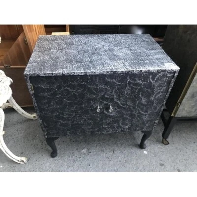 £29.99 • Buy Vintage Retro Record Cabinet 27 W X 14 Deep X 25  Tall Hand Painted, Funky