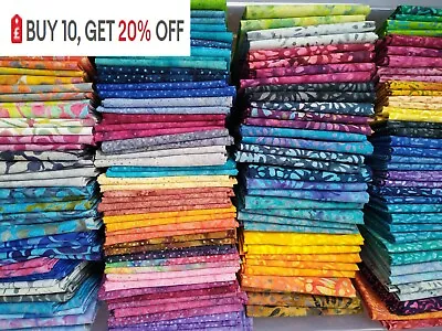 Quality Batik Fabric Fat Quarters *20% Off With Multi-buy Discount* • £3.65