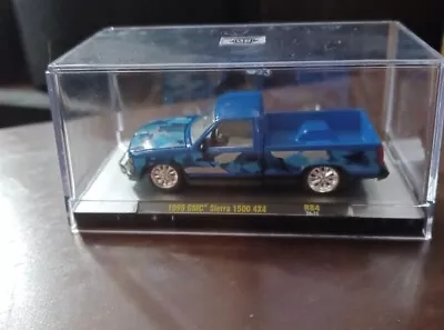  M2 Machines ( Customized)1998 GMC Sierra 1500 Blue Cameo Lowered  • $17.99