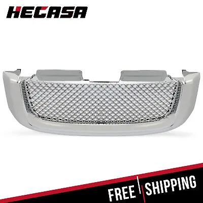 For 02-08 GMC ENVOY XL XUV SPORT HONEYCOMB MESH FRONT UPPER HOOD GRILLE CHROME • $69