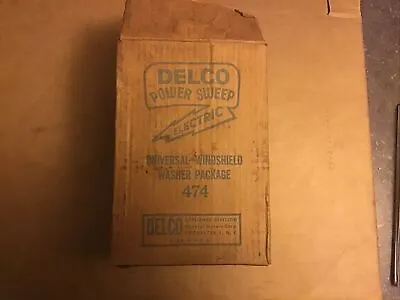 Vintage Delco Power Sweep Universal Windshield Washer Package New 60’s Chevy  • $189.99