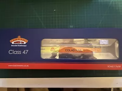 £190 • Buy Bachmann 00 Gauge - 32-816nf - Class 47 Diesel Colas Rail 'rebecca' Dcc Sound