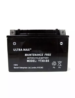 Ultramax Yamaha XJ600 S Diversion 1992-2003 JMT AGM Battery TTX9-BS AS YTX9-BS • £23.99