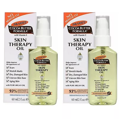 2x Palmers Cocoa Butter Formula Skin Therapy Oil With Vitamin E 60ml • £15.99