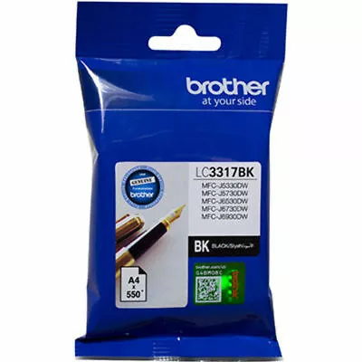 Genuine Brother LC3317 Black Ink Cartridge For J5330DW J5730DW J6530DW J6930DW • $52.85