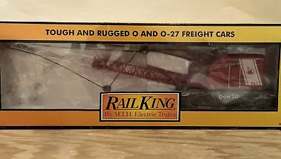 O Scale MTH Rail King 30-79033 New Jersey Central American Crane Car CNJ • $75