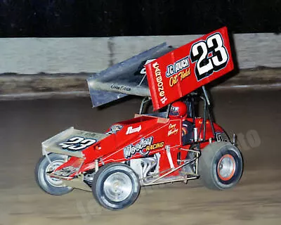 1984 Greg Wooley 4x6 Print Dirt Sprint Car Racing - Free Shipping • $3.35