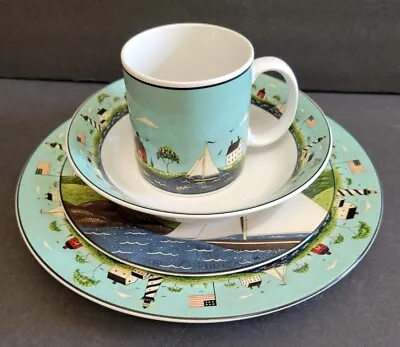 1 Place Setting WARREN KIMBLE 1998 'COASTAL BREEZE By Oneida Sakura NEW • $52.54