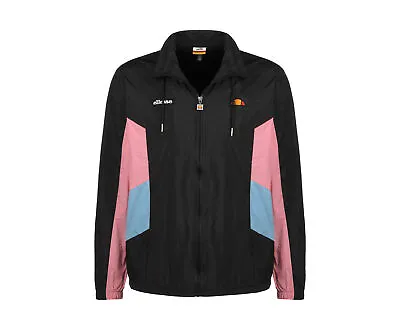 Ellesse Vinales Shell Black/Blue/Pink Men's Track Jacket SHB06822-001 • $30