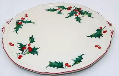 Villeroy & Boch Germany HOLLY Handled Round Cake Plate 12  • $67.49